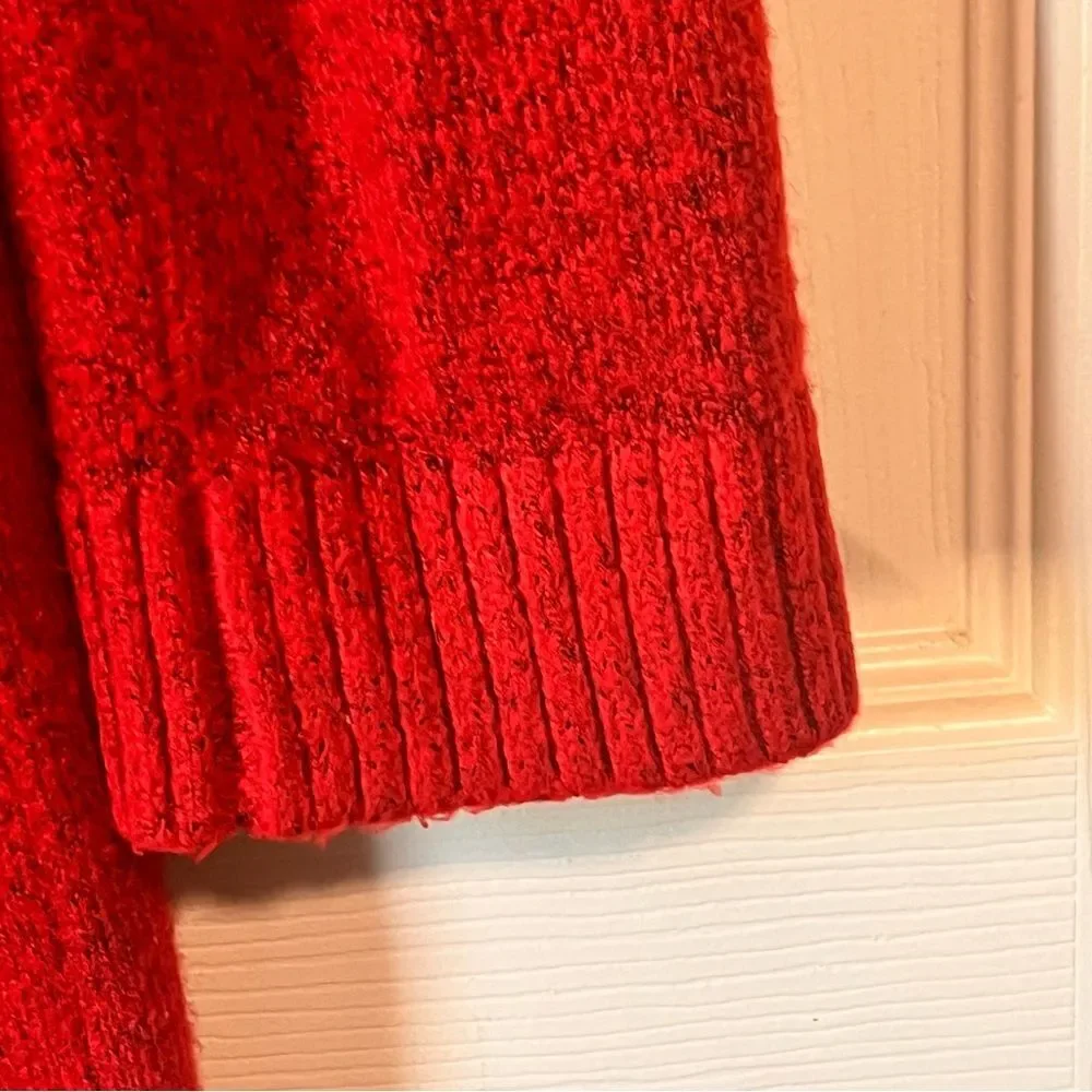 Talbot’s Red Cardigan knit Sweater Women’s medium petite - Picture 6 of 8